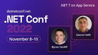 .NET 7 on App Service | .NET Conf 2022