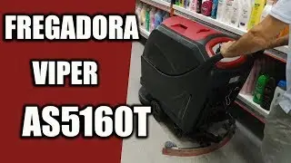 COMO FUNCIONA LA FREGADORA DE SUELO DE TRACCION VIPER AS  5160 T. INSTRUCCIONES DE USO Y MANEJO.