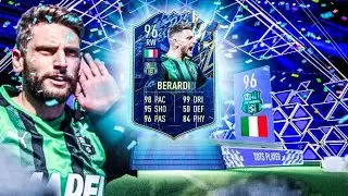 This card is unreal!!! FUT TEAM OF THE SEASON FIFA 22| FIFA Player Review Domenico Berardi ✨