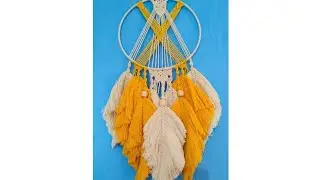 DIY Easy And Simple Macrame Dreamcatcher For Beginner | Macrame Tutorial