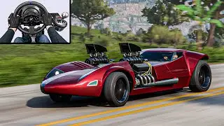 Hot Wheels Twin Mill - Forza Horizon 5 (Steering Wheel + Shifter) Thrustmaster T300 Gameplay