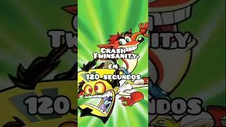 Resumindo CRASH TWINSANITY em 120 segundos! | Gameplay em 60s - Portugu&ecirc;s PT-BR #crashtwinsanity
