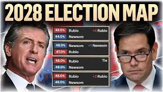 The 2028 Presidential Election Based on NEW POLLS in EVERY STATE