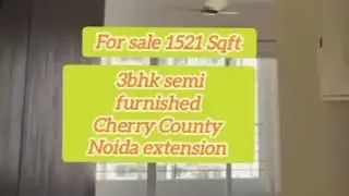 Cherry County Noida extension 3bhk semi furnished for sale #flatforsale #noidaproperty CL 9910173787
