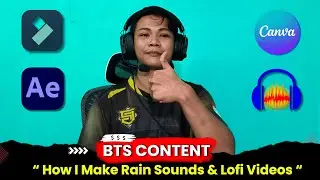 How I Make Rain Sounds & Lofi Videos | Behind The Scenes