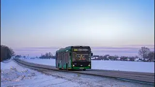 Последнее видео транспорта(. Поездка на электробусе БКМ Е321 Ольгерд рег. АА Е006-6 маршрут 301