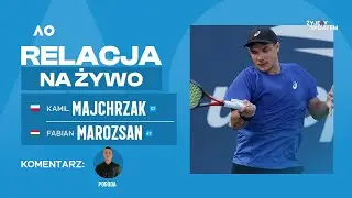 🔴AUSTRALIAN OPEN 2026: KAMIL MAJCHRZAK vs. FABIAN MAROZSAN | ATP TENNIS RELACJA LIVE STREAM
