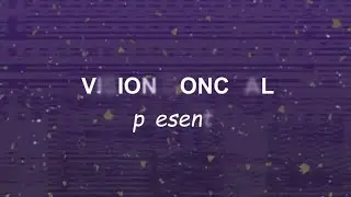 Vision Conceal presents Beautiful Little Light on a Purple and Black Background