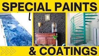 Special Paints & Coatings for ALL Surfaces: Epoxy, Crackle Effect, Owatrol Paint (Oil & Water based)