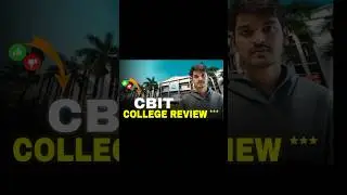 CBIT College honest review 😱 | #viral #shorts #trending #cbitcollegereview