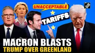 Macron blasts Trump’s Greenland tariff threat as “unacceptable”, vows ‘Europe will not bend’