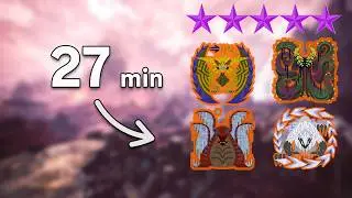 I Tried Speedrunning Monster Hunter Wilds Hardest Quest | Proof of the Hero