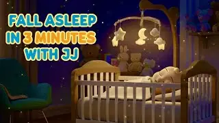 Mozart-Brahms Piano with JJ Cocomelon Sleep Music to Relieve Stress & Overcome Insomnia in 3 Minutes