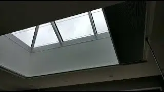 Blackout Manually operated crank operated Honeycomb roof lantern blind