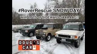 #RoverRescue SNOW DAY With LOTS of SIDEWAYS JAAAAAG!!