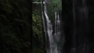 Beautiful waterfall || mountains ||sound of pacifying #shorts