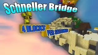 How to Schneller Bridge (Easiest Bridging Method in Minecraft History)