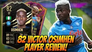 FIFA 21 ULTIMATE TEAM | 82 INFORM VICTOR OSIMHEN PLAYER REVIEW! CHEAP AUBAMEYANG!