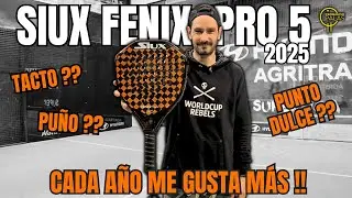 SIUX FENIX PRO 5 de Alex Chozas, Una de las MEJORES PALAS para jugadores de POTENCIA #padel