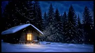 ❄️ Snowfall Night Ambience | Calm Winter Sleep Sounds | QuietWave 🤍