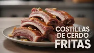 Costillas Fritas en Cazuela con 4 Ingredientes  Receta Fácil y Deliciosa