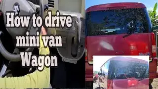 TEACHING How to DRIVE AUTOMATIC TRANSMISSION WAGON mini van