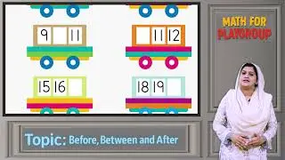 Math for Kids 3+ | Before, Between & After Numbers Teacher Guide