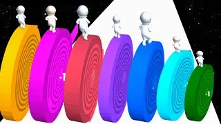 Layers Roll vs Long Neck Run - Gameplay Android (Freeplay, Max Level) New Updated