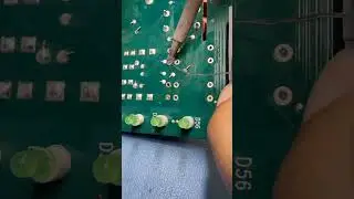 Getting One Of Both Relays Soldered #solderingstation #flux #motherboardrepair #solderingiron #asmr