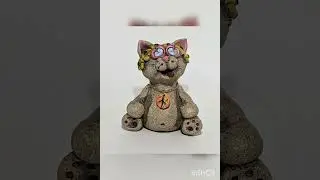 Hippie Cat Incense Burner