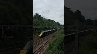 GWR 802114 passing Roebuck Footbridge Tilehurst 3/6/24