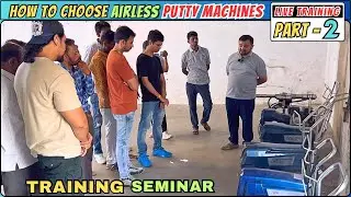 How to Choose Putty Spray Machines | Live Training By Vision Enterprises