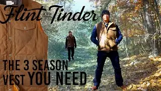 The Perfect 3 Season Vest to Last You YEARS | Flint and Tinder Quilt Waxed Vest