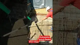 Bodenplatte Beton Gie&szlig;en🙂👍 #freundedesstroms #fdsvillage #elektroinstallation