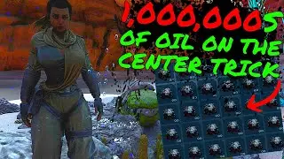 1000000s of OIL Trick on The CENTER in Ark Survival Ascended! How to Get OIL on the CENTER!!!