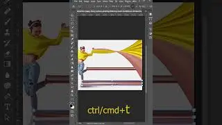 Pixel Stretch Effect in Photoshop | Photoshop Tutorial | Photoshop Short