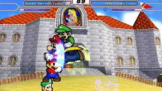 MUGEN Request #439 Super Better Mario Bros vs Taller Mario Bros