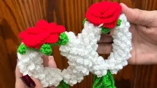 Easy Crochet Hand gajra Tutorial For Beginners | Diy Crochet gajra 🧶