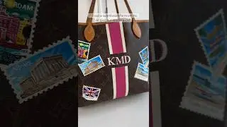 Custom artwork from New Vintage Handbags #handbags #customart #custombag #luxurybag #artwork