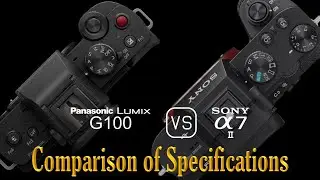 Panasonic Lumix G100 vs. Sony A7 II: A Comparison of Specifications