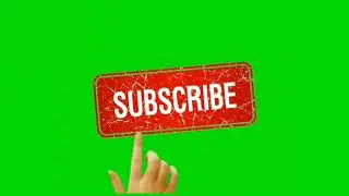 New Subscribe Button GreenScreen 3D Animation | HD | #No_Copyright