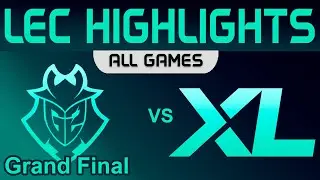G2 vs XL ALL GAMES Highlights 2023 LEC Summer Grand Final G2 Esports vs Excel by Onivia