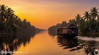 Alleppey Backwaters Vibes | Backwater Glow | Sunset Travel Music