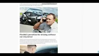 Florida Car Insurance Laws || What You Should Know?