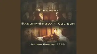 Duo Sonata in A Major, Op. 162, D. 574: I. Allegro moderato