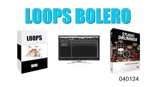 Loops de Bateria Bolero midi 040124