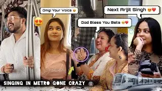 Sajde Vs Bulleya In Metro मेट्रो 🚇 Public Epic Shocking Reaction Special | Bollywood Hits | 2024