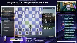 Training 2026! 3+2 & 5+5: GM Alexey Sarana Arenas Jan 26th, 2026 Lichess.org