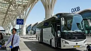 Royal rider bus rental airport transfer services Dubai