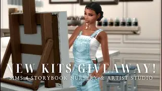 Storybook Nursery & Artist Studio Kits Giveaway + Overview | Sims 4 Giveaway